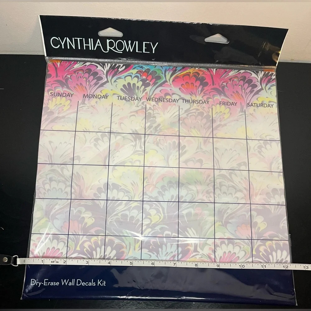 Cynthia Rowley Dry Erase Office Organization Kit Calendar Planner Notes 6pc